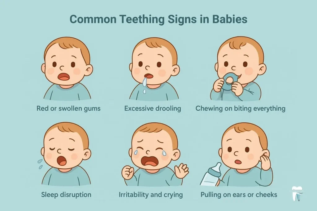 teething signs with pictures – Dr. Mohamed Fahmy