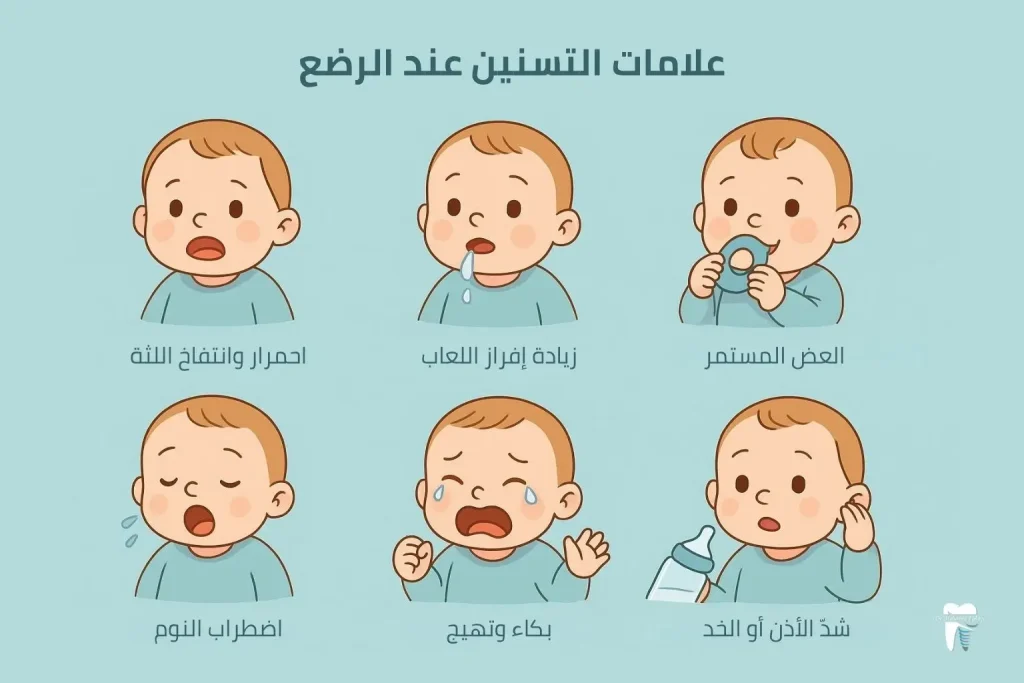 علامات التسنين بالصور وأعراض التسنين عند الرضع – د. محمد فهمى